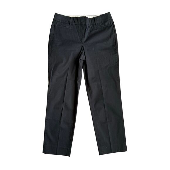 Talbots Pants - Talbots The Perfect Crop Black Chino Trouser Pants Size 2 Casual Mature Office
